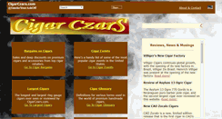 Desktop Screenshot of cigarczars.com